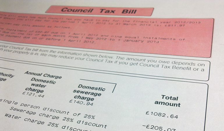 Council tax form when moving house