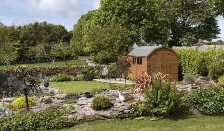 how to move a garden shed