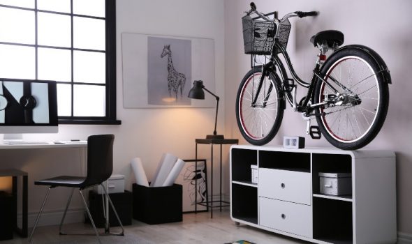 How to store a bike in a small flat