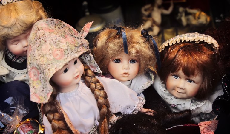 Antique doll collection