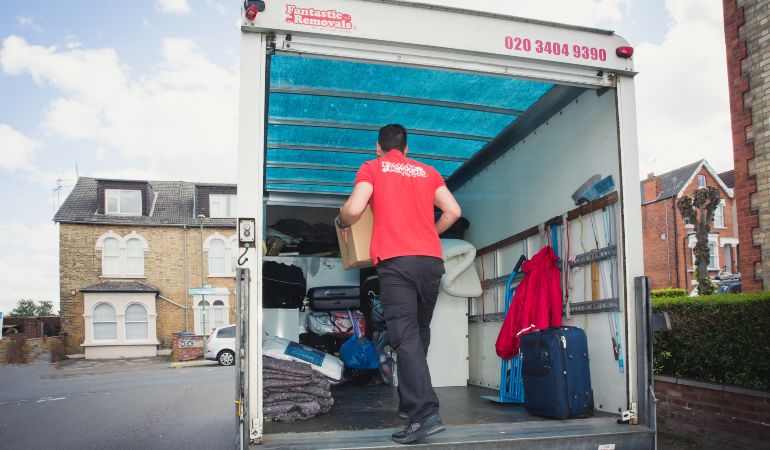 Man and van service in action.